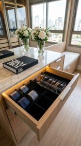 Leia mais sobre o artigo Organizar cintos na gaveta do closet | organizador acrilico